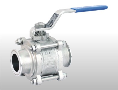 Hand lever 3 Piece Design 2 Way Ball Valve